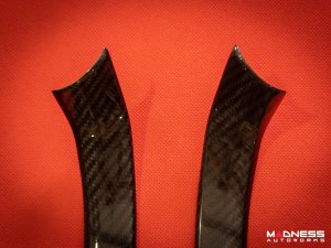 Alfa Romeo Stelvio Steering Wheel Trim - Carbon Fiber - Pre '20 models - Feroce Carbon Alfa Romeo Stelvio Steering Wheel Trim - Carbon Fiber - Pre '20 models - Feroce Carbon